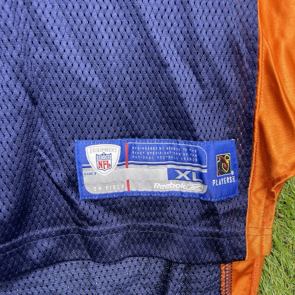 Vintage Denver Broncos Jersey Mens XL Mike Anderson #38 NFL Football Blue Sports
